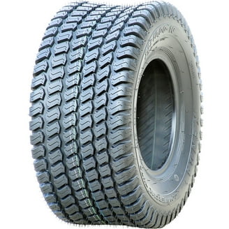 2-Pack 16x7.50-8 Riding Mower Tires - 4-Ply Turf Tires For Lawn Tractors, Go-Karts, & Wagons