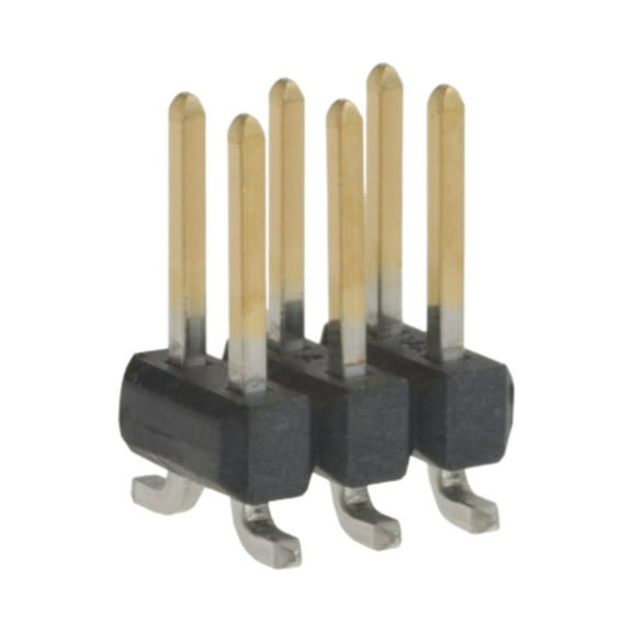 Pack of 4 0015910060 Connector Header Surface Mount 6 position 0.100 (2.54mm)