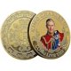 thumbnail image 1 of King Charles' Coronation Coin, King Charles III Commemorative Coin, British King's 3D Relief Color Print, Collectible Coin, 1 of 4