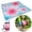 Green, variant on Fuilayi 78x78 Inch Outdoor Waterproof and Moisture-proof Picnic Mat, Portable Integrated Storage Design with Shoulder Strap, Can Accommodate 6-8 People, Suitable for Camping, Beach (Red)