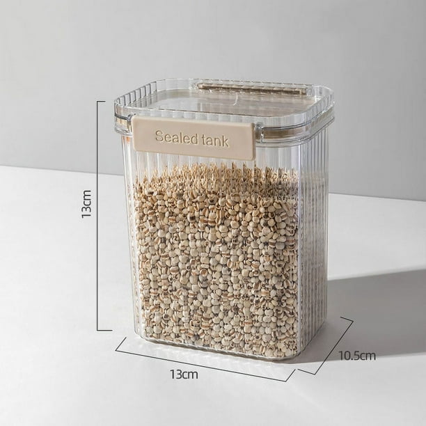 XWSHYW Contenedores de Almacenamiento Tanques de Almacenamiento Sellados para Cereales Caja de Almacenamiento Grande Almacenamiento de Alimentos de Cocina Tanque Sellado de Té y Frutos Secos