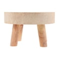 thumbnail image 1 of MasteelfCA Wooden Low Stool Storage Rack Balcony Bonsai Rack Succulent Plant Stand, 1 of 8