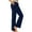 A2 Navy, variant on snilers Womens Bootcut Pant Stretch Side Stripe Yoga Pants Casual Workout Flare Leggings High Waist Wide Leg Lounge Pants