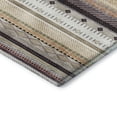 thumbnail image 3 of Addison Rugs Mayfield Premium Machine Washable Transitional Stripes Khaki Rectangle Rug, 10' x 14', 3 of 6