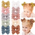 thumbnail image 1 of Hair Clip Jollybows 20 unidades de broches con forma de lazo para bebés y niñas, 1 of 9