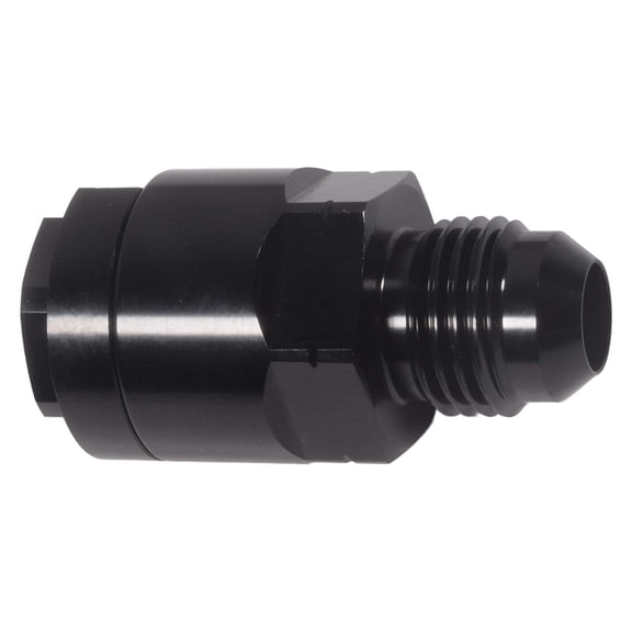 ICT Billet Threaded Fuel Rail Quick Connect Fitting - Line Adapter -6AN to 3/8" Tube LS1 LM7 LR4 LQ4 LS6 L59 LQ9 LM4 L33 Hose Gas Connector Aluminum AN809-02B