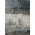 thumbnail image 2 of 10' X 14' Gray Black And Brown Abstract Washable Indoor Outdoor Area Rug, 2 of 5