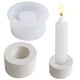 thumbnail image 5 of Moldes circulares para velas con forma de corazón y estrella de cinco puntas Moldes de yeso para goteo un molde, 5 of 7