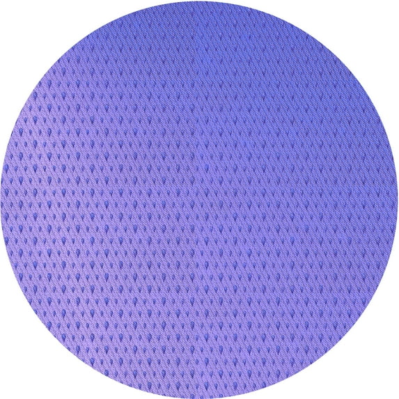Ahgly Company Indoor Round Patterned Purple Mimosa Purple Area Rugs, 8' Round