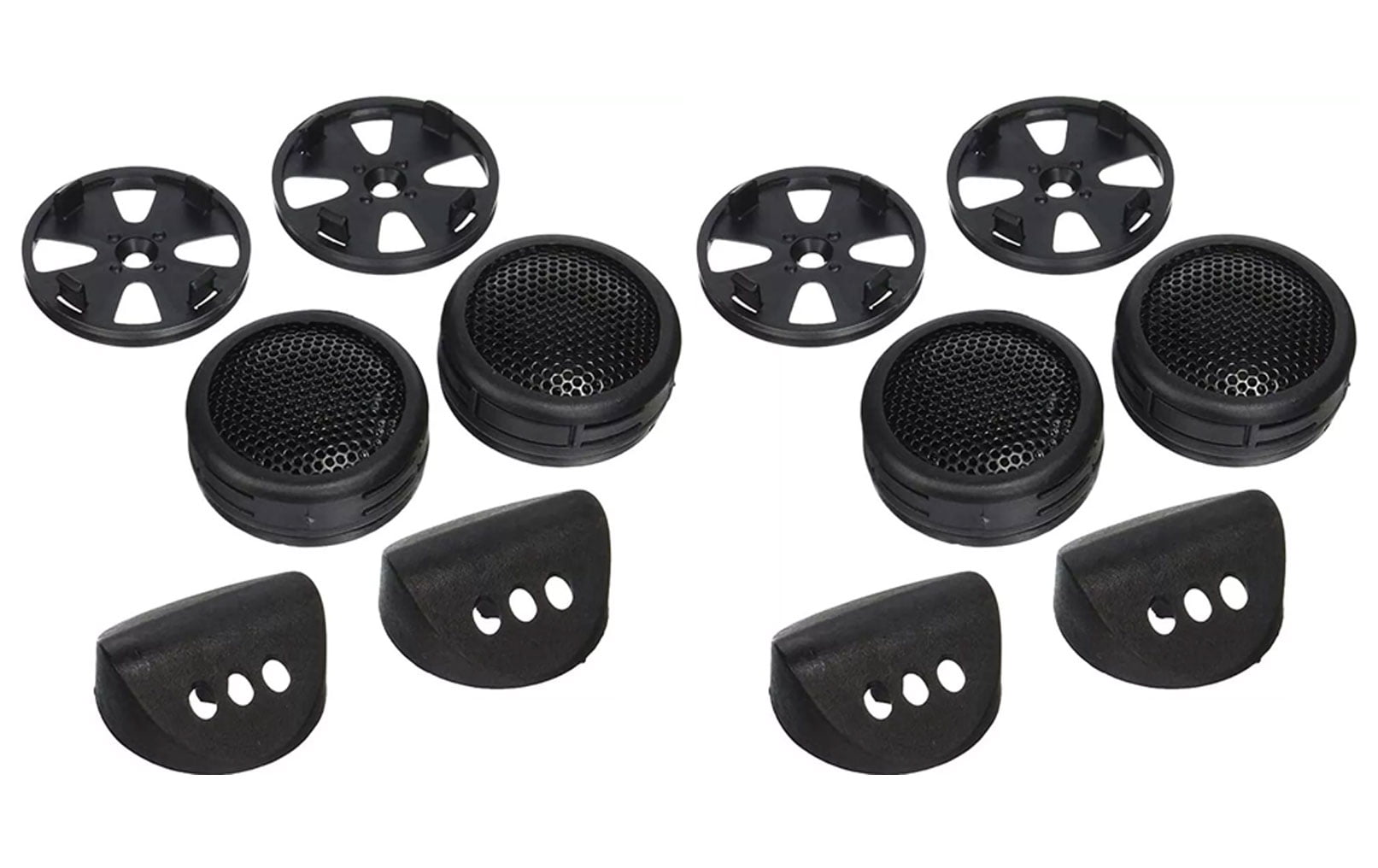 ACROPIX High Frequency Stereo Tweeters Audio Speaker For Car Truck Plastic - Pack Of 2 Blue