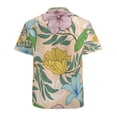 thumbnail image 3 of High Quality Hawaiian Shirts for Men Short Sleeve Aloha Beach Shirt Floral Summer Casual Button Down Shirts Blouses FCEXAP, 3 of 7