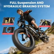 AMYET S8-S Peak 1500W Electric Bike for Adults, 48V 20Ah, 20 Fat Tire Ebike with Hydraulic Disc Brakes, E-Mountain Bike, UL2849