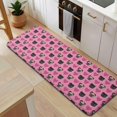 thumbnail image 5 of Pink Pug Puppies Kitchen Rug Mat,Kitchen Runner Rugs Non Skid Washable,Decorative Kitchen Floor Mats for Kitchen,Sink,Laundry,17"x47.2", 5 of 7