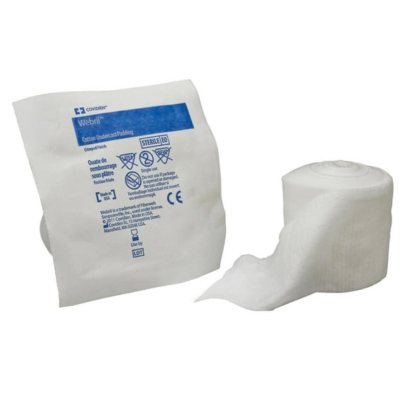 Webril Cast Padding 2" x 4 Yd Sterile Cotton White 2283-, 1 Ct