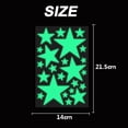 thumbnail image 2 of 5 Hojas de Pegatinas de Estrellas que Brillan en la Oscuridad, Brillantes y Duraderas, Pegatinas Resplandecientes para Techo y Pared, Estrellas que Brillan en la Oscuridad para Techo, Fantásticas, 2 of 5