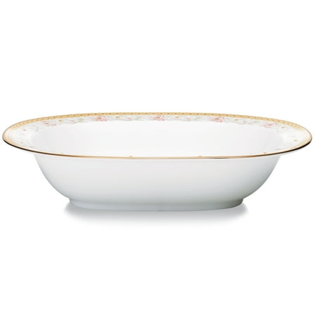Noritake Blooming Splendor Oval Vegetable Serving Bowl