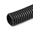 thumbnail image 2 of Tubo de conduit corrugado flexible de nylon de 4 M 20 x 21 mm para jardín, fábrica, oficina negro, 2 of 2