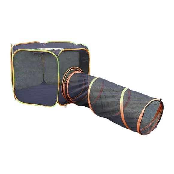 Cat Tent Tunnel Cat Enclosures House Cats Cube Playground Portable Outdoor Indoor Playhouse for Kitty Rabbit Small Pets Kitten Dog