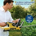 thumbnail image 3 of 22.4'' Hedge Trimmer Cordless, 2 * 2.0Ah Batteries and Charger, Handheld Electric Trimmers/Grass Shrub Pruning Cutter, Lightweight & Compact Hedge Shear for Garden, Lawn, 3 of 8
