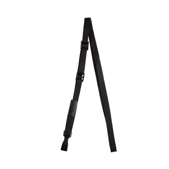 SICURIX 65554 Sicurix Plastic Hook No-Twist Lanyard, Black