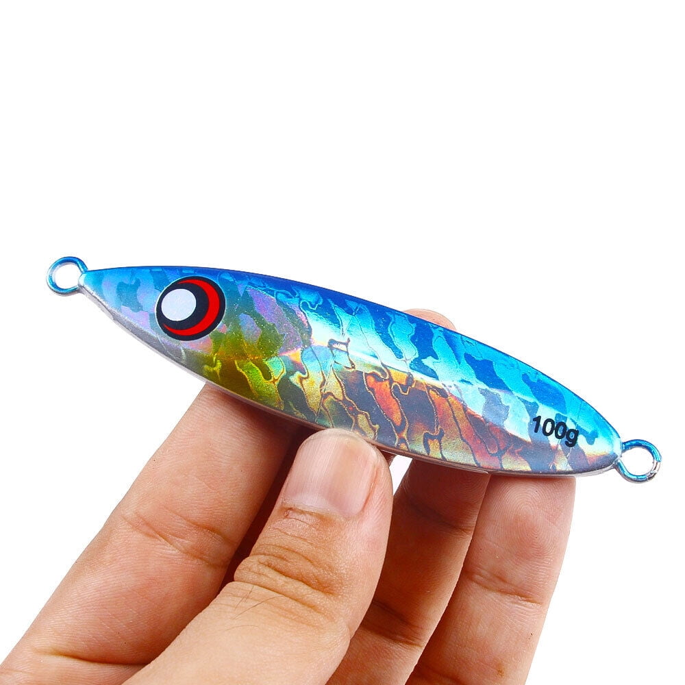 11PCS Glow Metal Lead Jigs Fishing Lures Jigging Bait Jig Tackle Hooks Saltwater