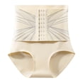 thumbnail image 4 of yunLCZ Women's Cotton Underwear High Waist Women's Liquid Breasted Compression Pants With High Waist Breathability Hip Lifting And Shaping Body Shaping Underwear As The Base, 4 of 4