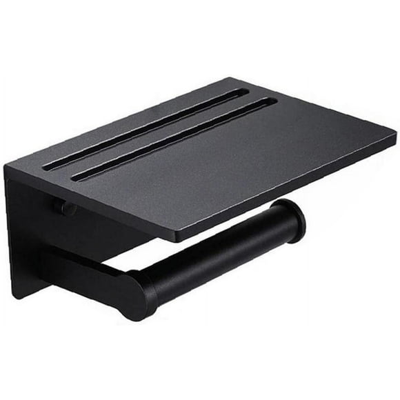 Jinsinto Toilet Paper Holder Toilet Paper Holder Bath Roll Toilet Tissue Holder Tissue Holder with Wall Shelf for Bathroom