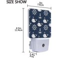 thumbnail image 4 of ATTOE 2 Pack Cartoon Fox Be Brave Quotes LED Night Light Dusk to Dawn Sensor Plug in Night Home Decor Desk Lamp for Adult, 4 of 5