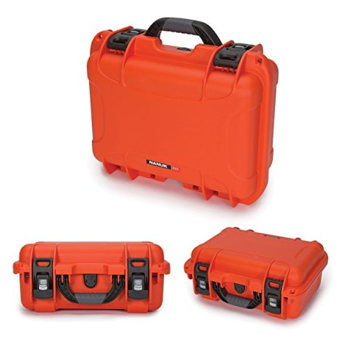 Orange Nanuk DJI Drone Waterproof Hard Case with Custom Foam Insert for DJI Mavic 2 Pro/Zoom 