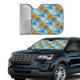 thumbnail image 3 of Kdxio Sunflowers Print Front Windshield Sun Shade,Folding Auto Sunshade for Car Truck SUV-Small, 3 of 7