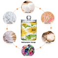 thumbnail image 4 of Ryvnso 2 Pack Qtip Holder Organizer Beautiful Sunflower Bathroom Cotton Swabs Cans Storage Canister, 4 of 7