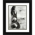 thumbnail image 1 of Tashe 25x32 Black Ornate Wood Framed with Double Matting Museum Art Print Titled - Happy Summer, 1 of 4