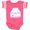 Football Pink and White, variant on Inktastic Cute Kawaii Milk Carton Boys or Girls Baby Bodysuit