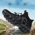 thumbnail image 1 of Zapatos descalzos para hombre, cordones elásticos transpirables para senderismo, ciclismo (42 negro) Wdftyju Tenis De Mujer Tenis De Hombre, 1 of 7