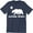 Navy Heather, variant on California Bear Cali Souvenir State Map Republic Flag CA Love Cali Life Tee Shirt
