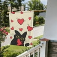 thumbnail image 4 of XMXY Cartoon Love Cat Garden Flags Double Sided,Farmhouse Holiday Yard Outdoor Sign Decor Flag 28"x40", 4 of 8