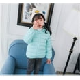 thumbnail image 3 of Ougyinr 6M-5Y Baby Boys Girls Winter Coats Toddler Bear Hoods Down Jacket Infant Kids Light Puffer Padded Outwear, 3 of 9