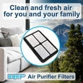 thumbnail image 6 of HQRP HEPA Filter A for GermGuardian FLT4010 Replacement fits AC4010 / AC4020 series Germ Guardian Table Top Air Purifiers, 6 of 6