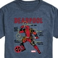 thumbnail image 3 of Marvel Deadpool - Blueprint - Men's Short Sleeve Graphic T-Shirt, 3 of 5