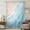 Lake Blue, variant on Turquoise Waves Coastal Sheer Curtains 45 Inches Long, Summer Beach Ocean Seaside Light Filering Curtains, Breathable Simi Curtain Privacy Drapes for Kitchen Bathroom Small Window Treatment