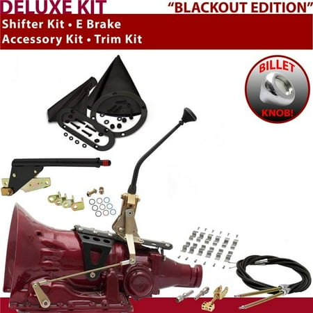 American Shifter PG Shifter Kit Black 10 in. E Brake Cable Clamp Trim Kit for F002D