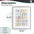 thumbnail image 4 of Stupell Industries Eclectic Fun Learning To Count Gray Framed Print Under Glass, 13 x 16, by Carla Daly, 4 of 8