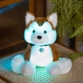 thumbnail image 1 of Juguete luminoso Weerihhol, perro de peluche que se ilumina, muñeco relajante para bebés con luz LED, lindos animales de peluche para acompañar a los bebés, perro de peluche suave, muñeco husky de, 1 of 6