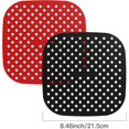 thumbnail image 5 of Revestimientos para freidora de aire, repuesto de freidora de aire de silicona de 8,5 pulgadas, almohadilla reutilizable para freidora de aire, accesorios de silicona antiadherentes para fre, 5 of 5