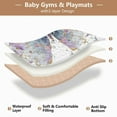 thumbnail image 5 of WOBOGO Pastel Butterfly Baby Playmats Extra Large Waterproof Rollable Activity Pads for Toddlers 50×50inch, 5 of 7