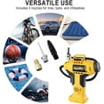 thumbnail image 4 of Mellif Cordless Tire Inflator Air Pump Compatible with 20V Max Battery (Tool Only), 4 of 12