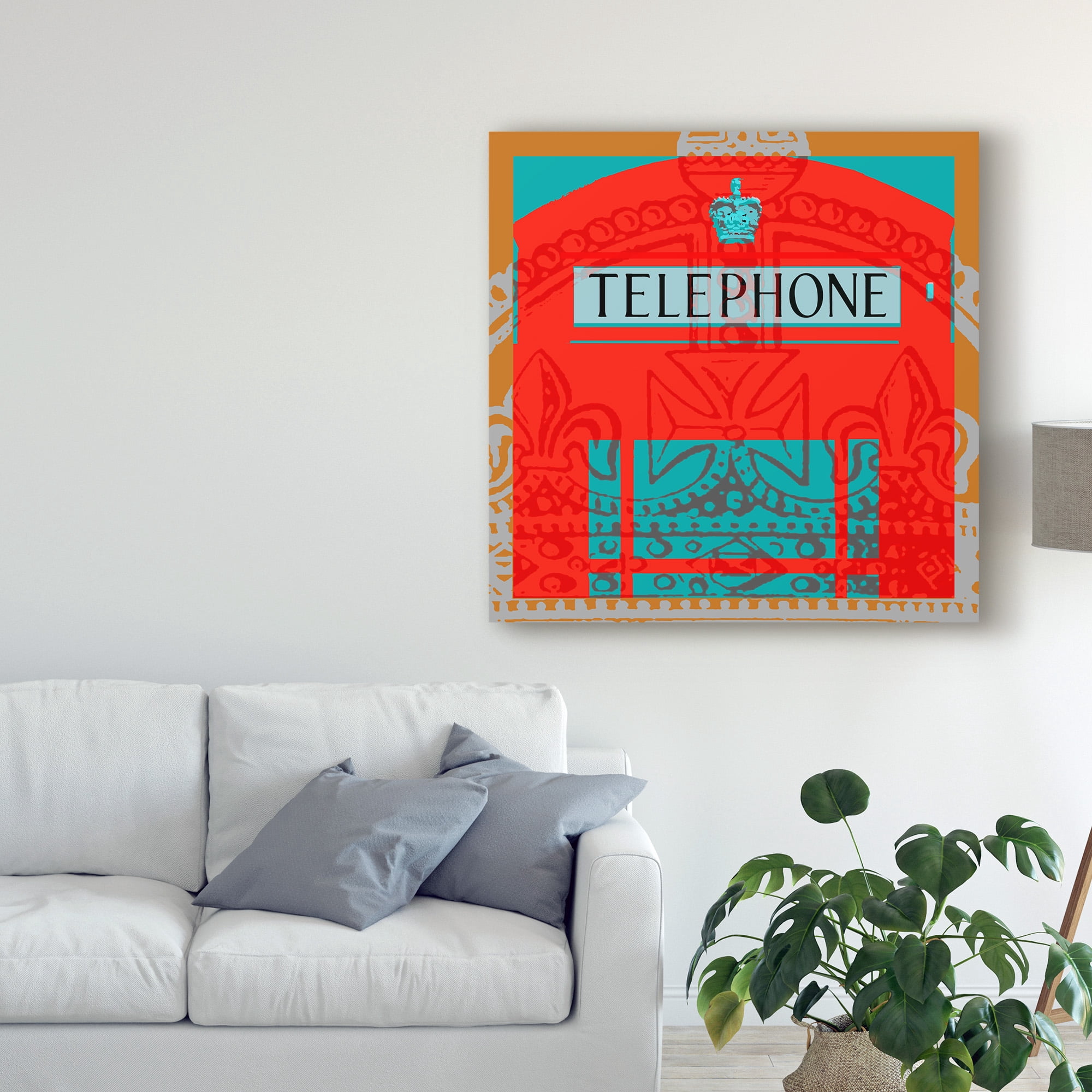 Trademark Fine Art 'London Calling II' Canvas Art by Louise Montillio