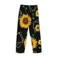 thumbnail image 5 of Disketp Sunflowers Men'S Pajama Pants - Ultra Soft Fleece Sleep And Lounge Pants (Size: S-Xxl), 5 of 9