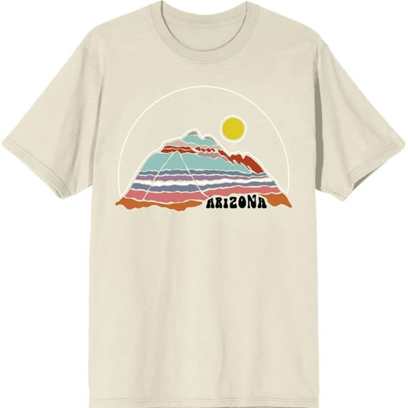 Elevation 7573 Arizona Natural Men's Crew Neck Short Sleeve Tee-3XL