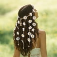 thumbnail image 3 of Wowstyle Flower Headbands For Women Hippie Floral Hairband Boho Fairy Crown Wedding Parties Outfit Costume Hair Accessories, 3 of 8